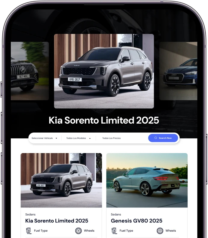 Maqueta web versión móvil